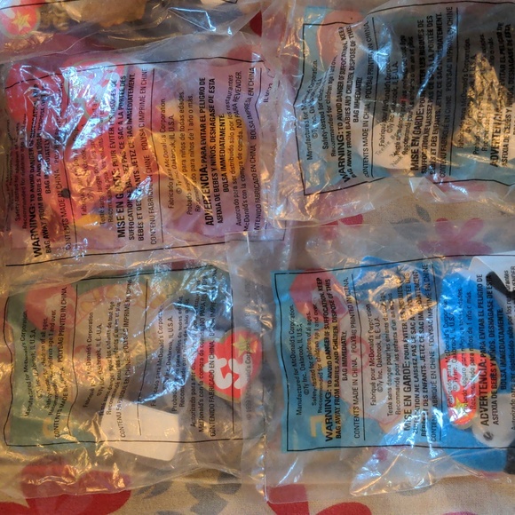 Sealed Mc Donalds Vintage Ty 1999 Stuffed Toy Animals Bundle 8 piece bundle lot - Picture 12 of 14